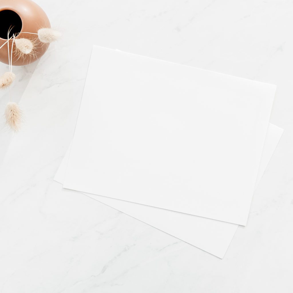 blank pieces of paper - graphic chosen as title page for post titled "How to Teach Your Child to Brainstorm"