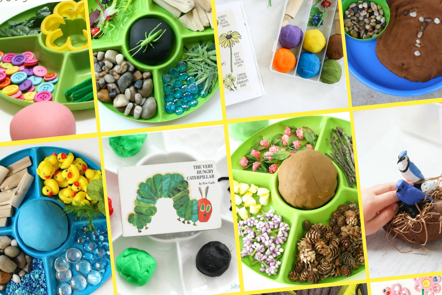 Spring Play Dough Mats: FREE Printable Kids Activity - A Little Pinch of  Perfect